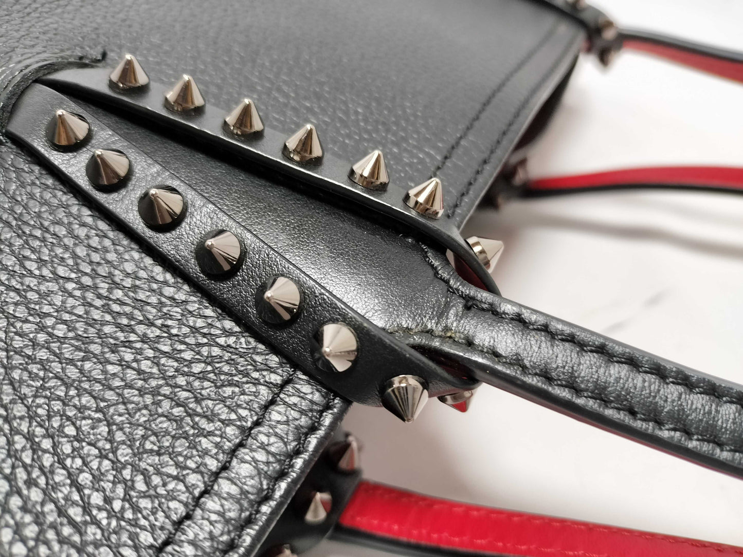 Christian Louboutin Christian Louboutin Leather Tote Bag Black Tote Bag
