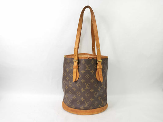 LOUIS VUITTON Monogram LV Monogram Petit Bucket M42238 VI1020 Shoulder Bag