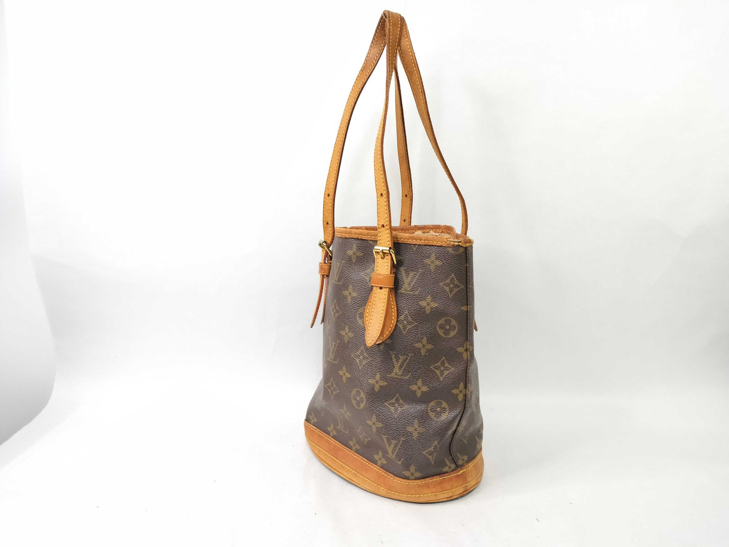 LOUIS VUITTON Monogram LV Monogram Petit Bucket M42238 VI1020 Shoulder Bag