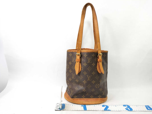LOUIS VUITTON Monogram LV Monogram Petit Bucket M42238 VI1020 Shoulder Bag