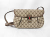 GUCCI GG Supreme Gucci GG Supreme Shoulder Bag Brown Clutch Bag