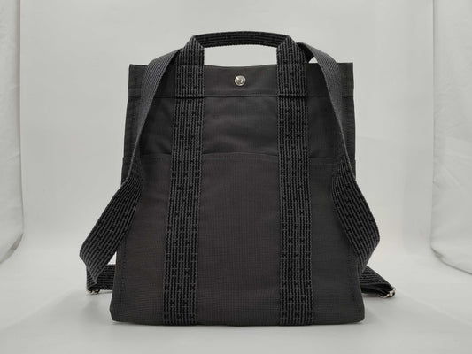 HERMES AdMM Canvas Rucksack Grey Rucksack
