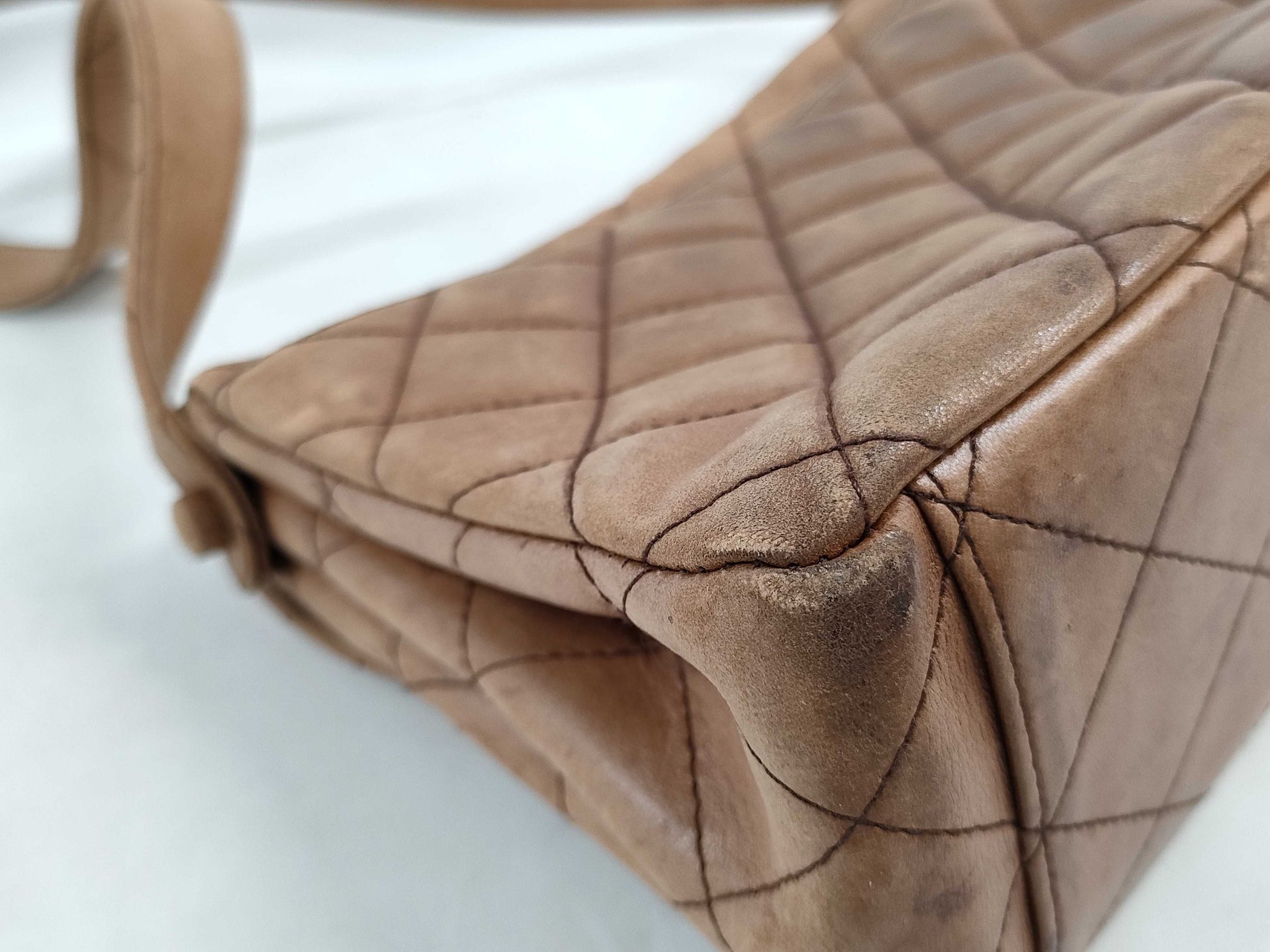 CHANEL Matelasse Lambskin Shoulder Bag 4411737 Brown Shoulder Bag