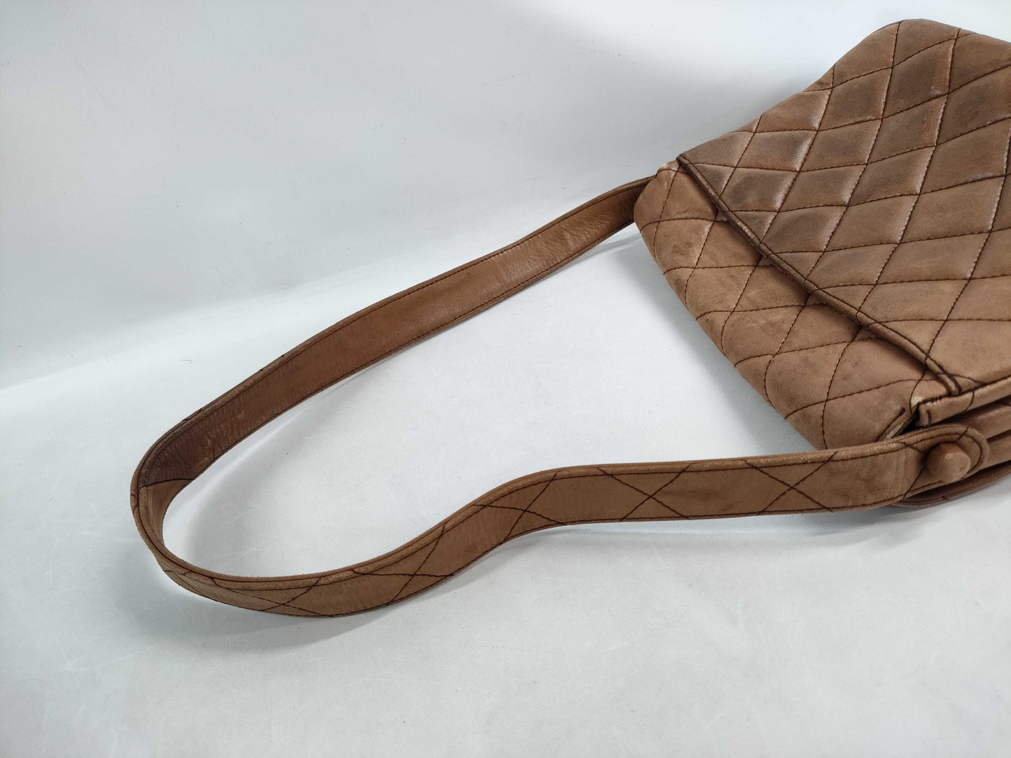 CHANEL Matelasse Lambskin Shoulder Bag 4411737 Brown Shoulder Bag