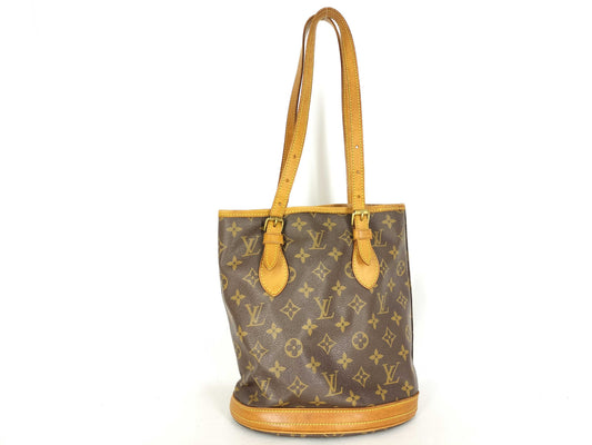 LOUIS VUITTON Monogram LV Monogram Bucket PM M42238 AR0938 Handbag