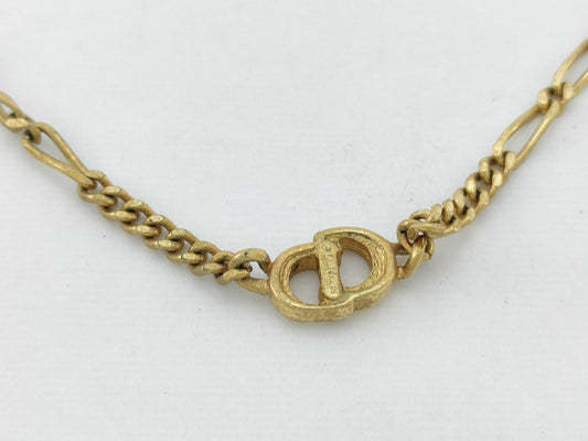 Dior Christian Dior Necklace GP Gold Necklace