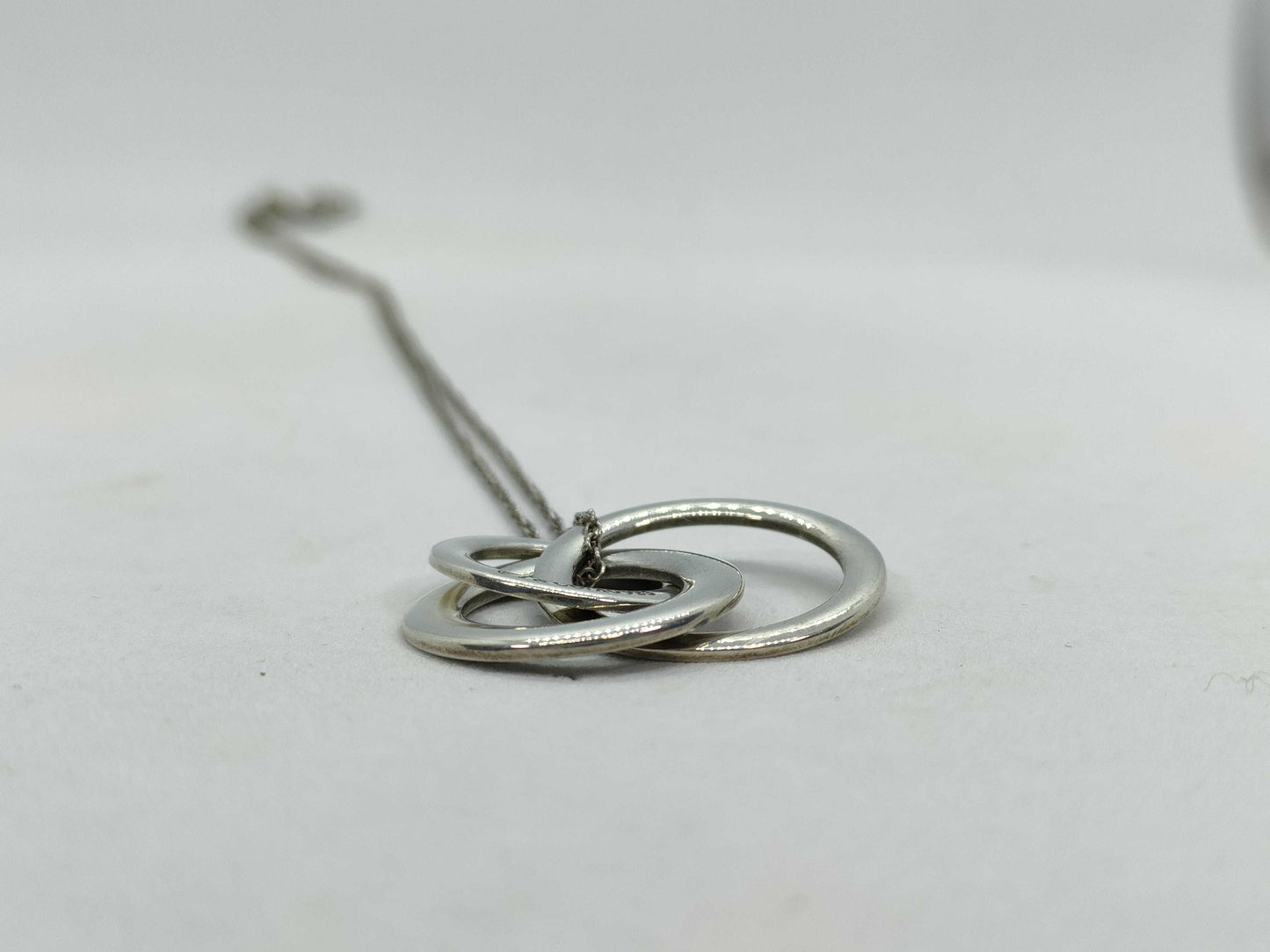 Tiffany&Co. Tiffany Triple Circle Necklace SV925 Silver Necklace