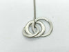 Tiffany&Co. Tiffany Triple Circle Necklace SV925 Silver Necklace