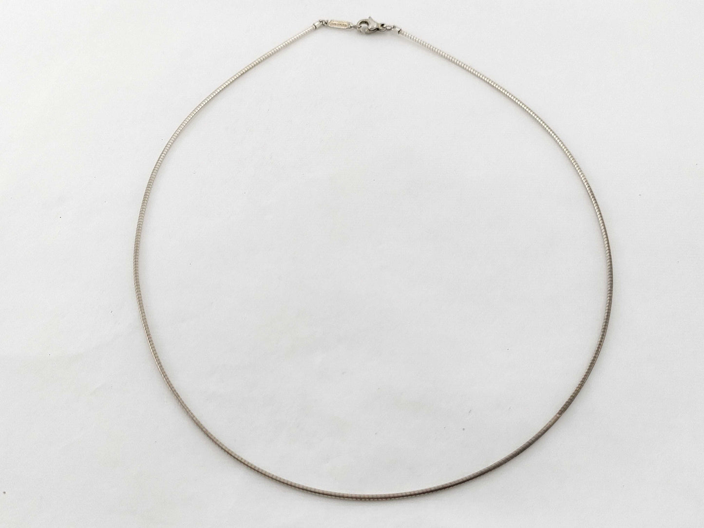 Tiffany&Co. Tiffany Snake Chain Necklace SV925 Silver Necklace