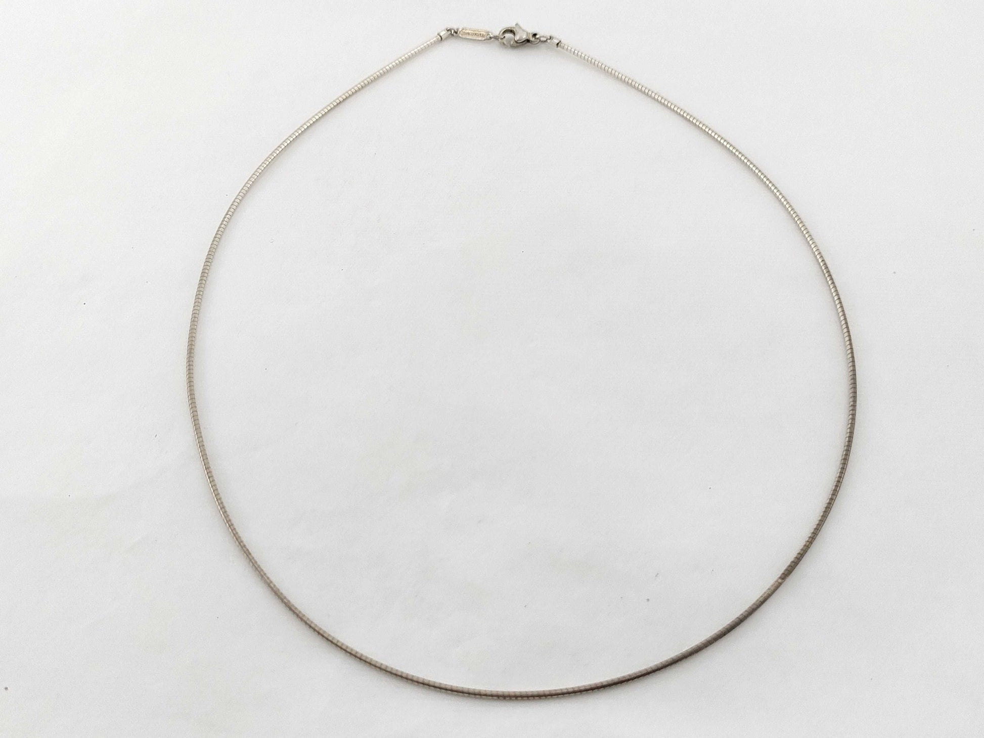 Tiffany&Co. Tiffany Snake Chain Necklace SV925 Silver Necklace