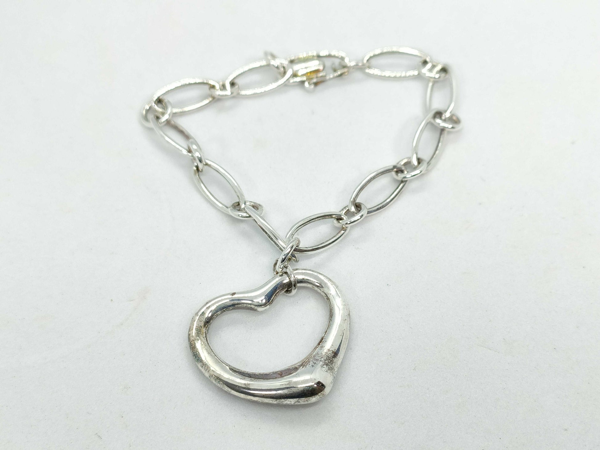 Tiffany&Co. Open Heart Tiffany Open Heart Bracelet SV925 Bracelet Bangle