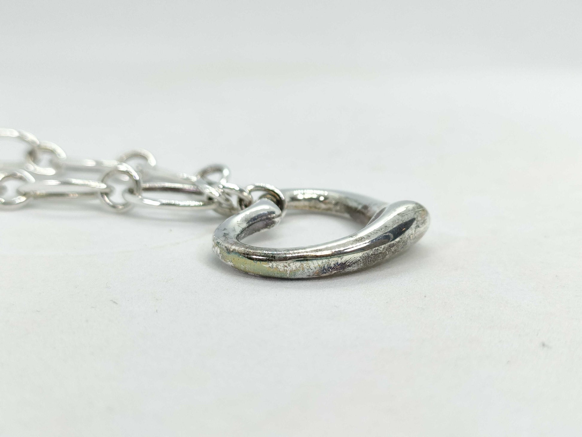 Tiffany&Co. Open Heart Tiffany Open Heart Bracelet SV925 Bracelet Bangle