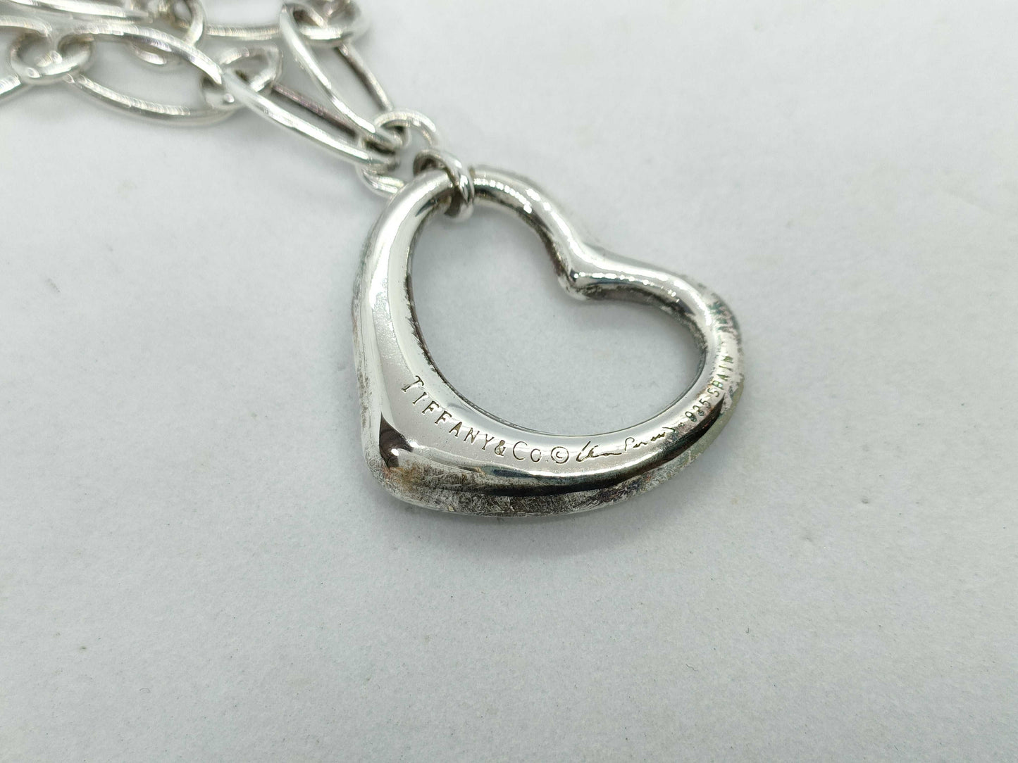 Tiffany&Co. Open Heart Tiffany Open Heart Bracelet SV925 Bracelet Bangle