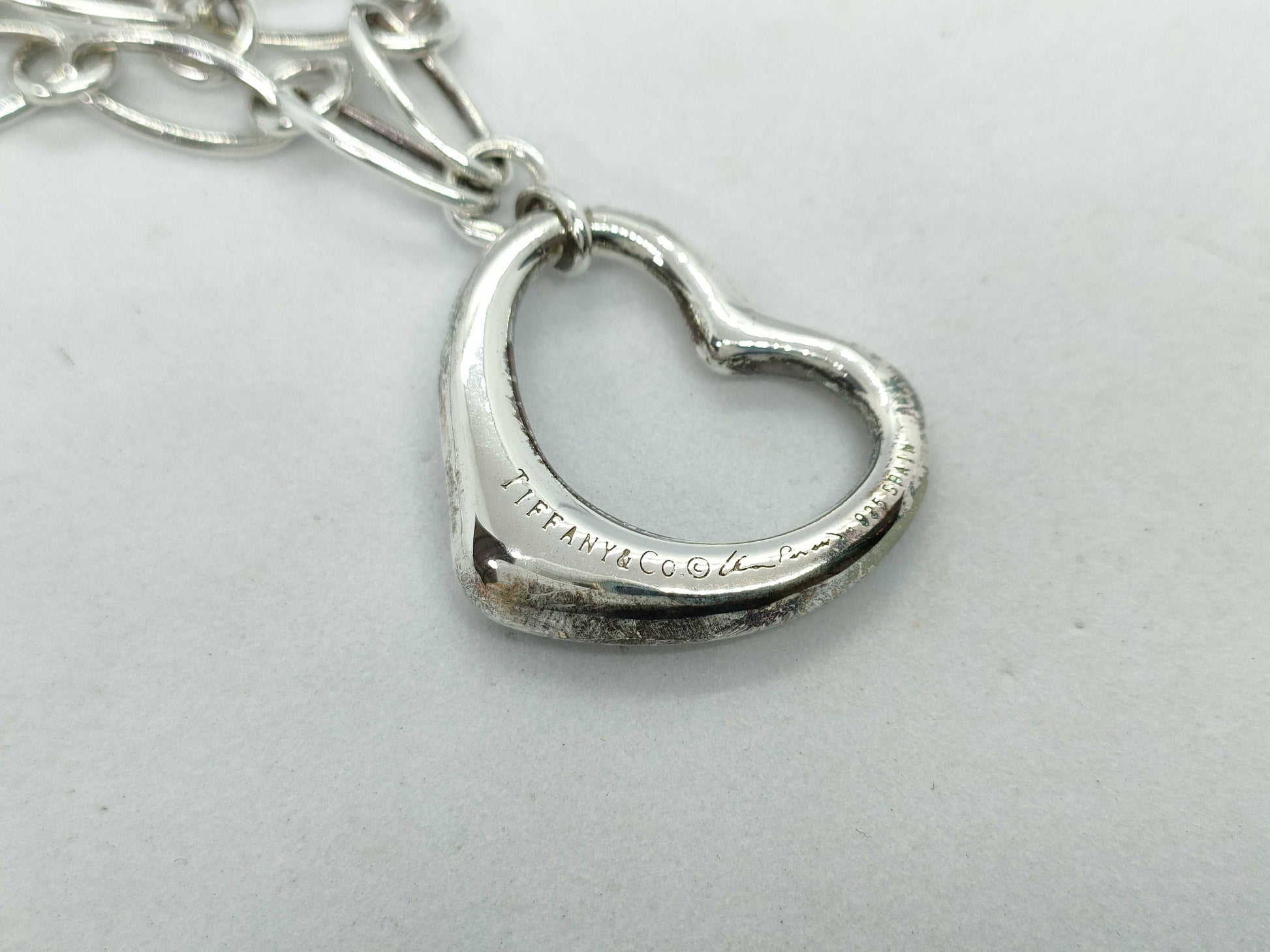 Tiffany&Co. Open Heart Tiffany Open Heart Bracelet SV925 Bracelet Bangle