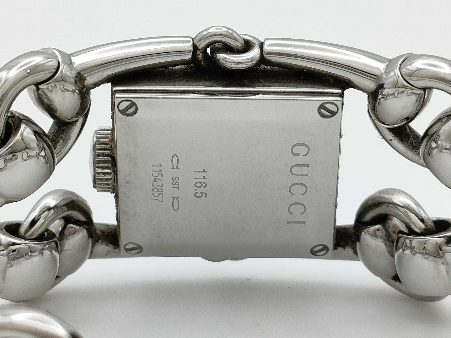 GUCCI 116.5 11543857 Quartz White Dial Women's Watch