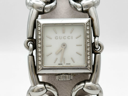 GUCCI 116.5 11543857 Quartz White Dial Women's Watch