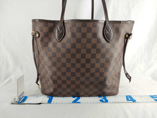 LOUIS VUITTON Damier LV Damier Neverful MM N51105 AR1160 Tote Bag