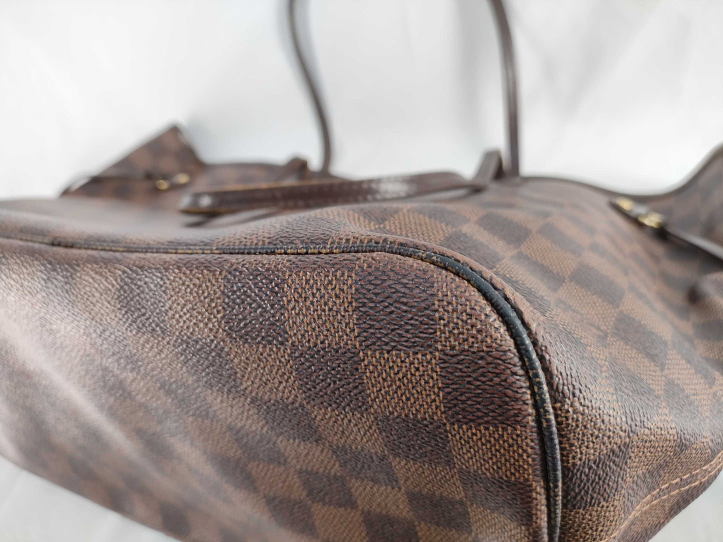 LOUIS VUITTON Damier LV Damier Neverful MM N51105 AR1160 Tote Bag