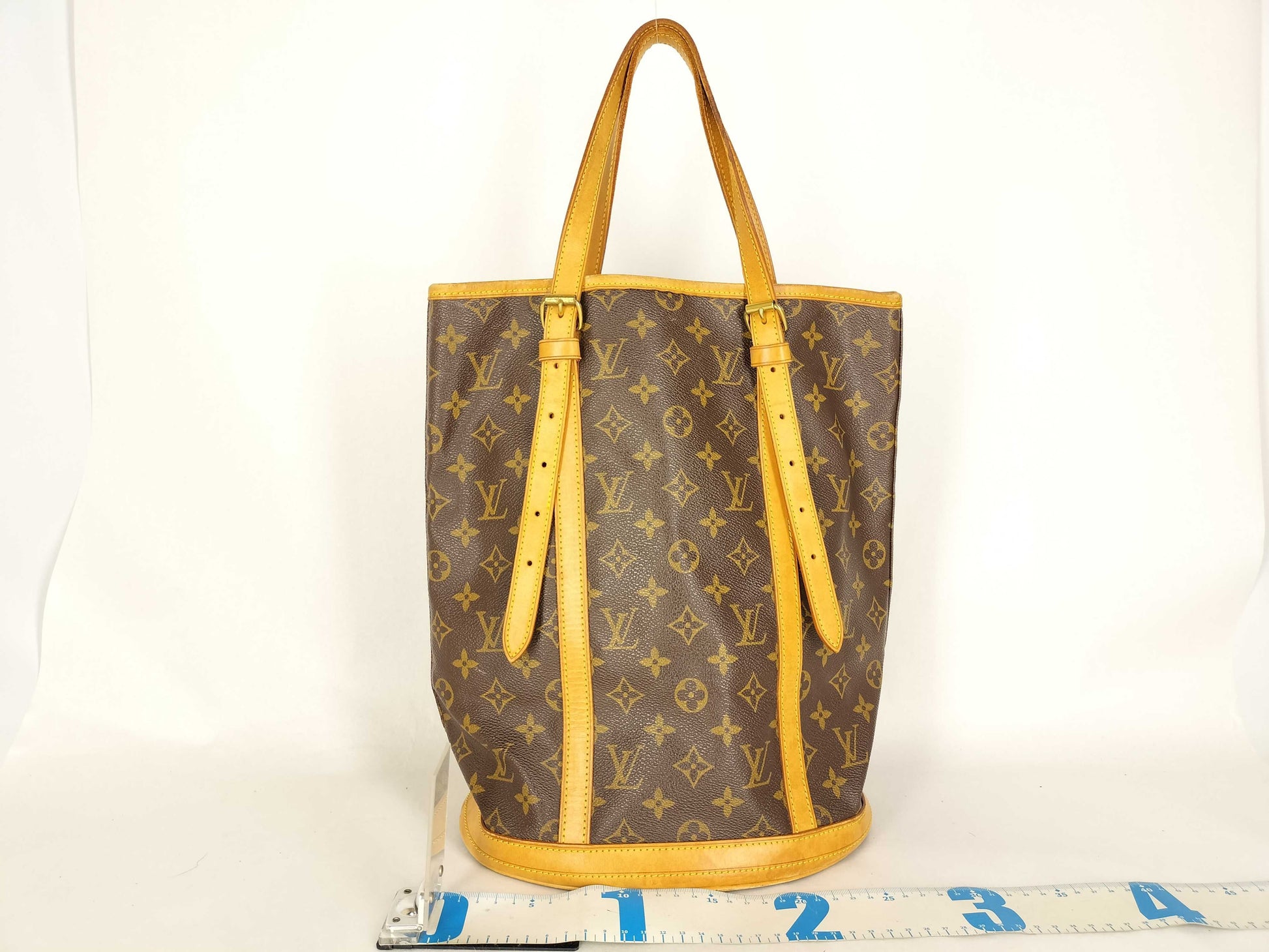 LOUIS VUITTON Monogram LV Monogram Bucket GM M42236 FL1919 Handbag