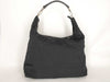 GUCCI Nylon x Leather One Shoulder Bag 001/1955 002058 Black Shoulder Bag