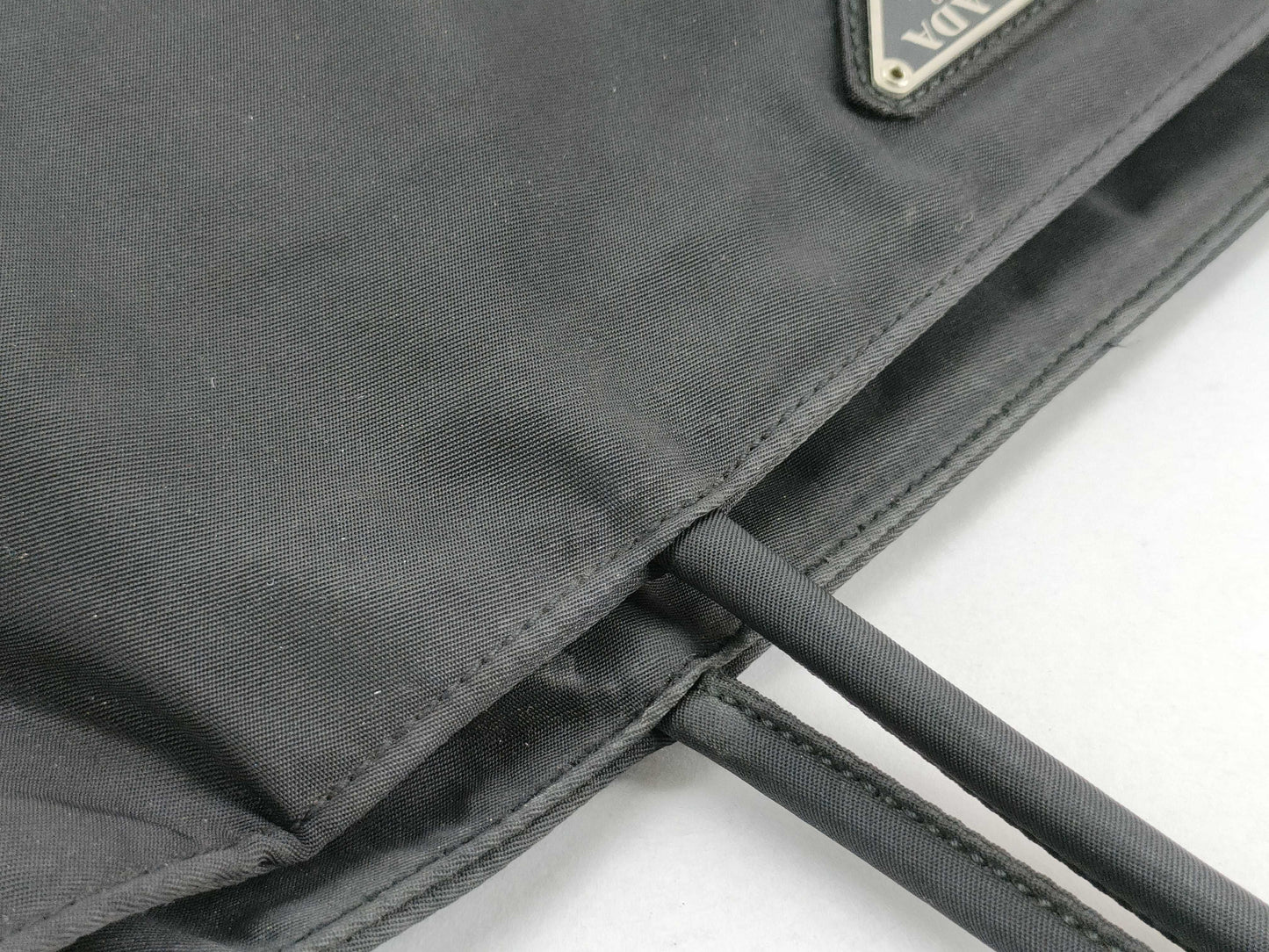 PRADA Nylon Prada Tesuto Tote Bag Black Tote Bag
