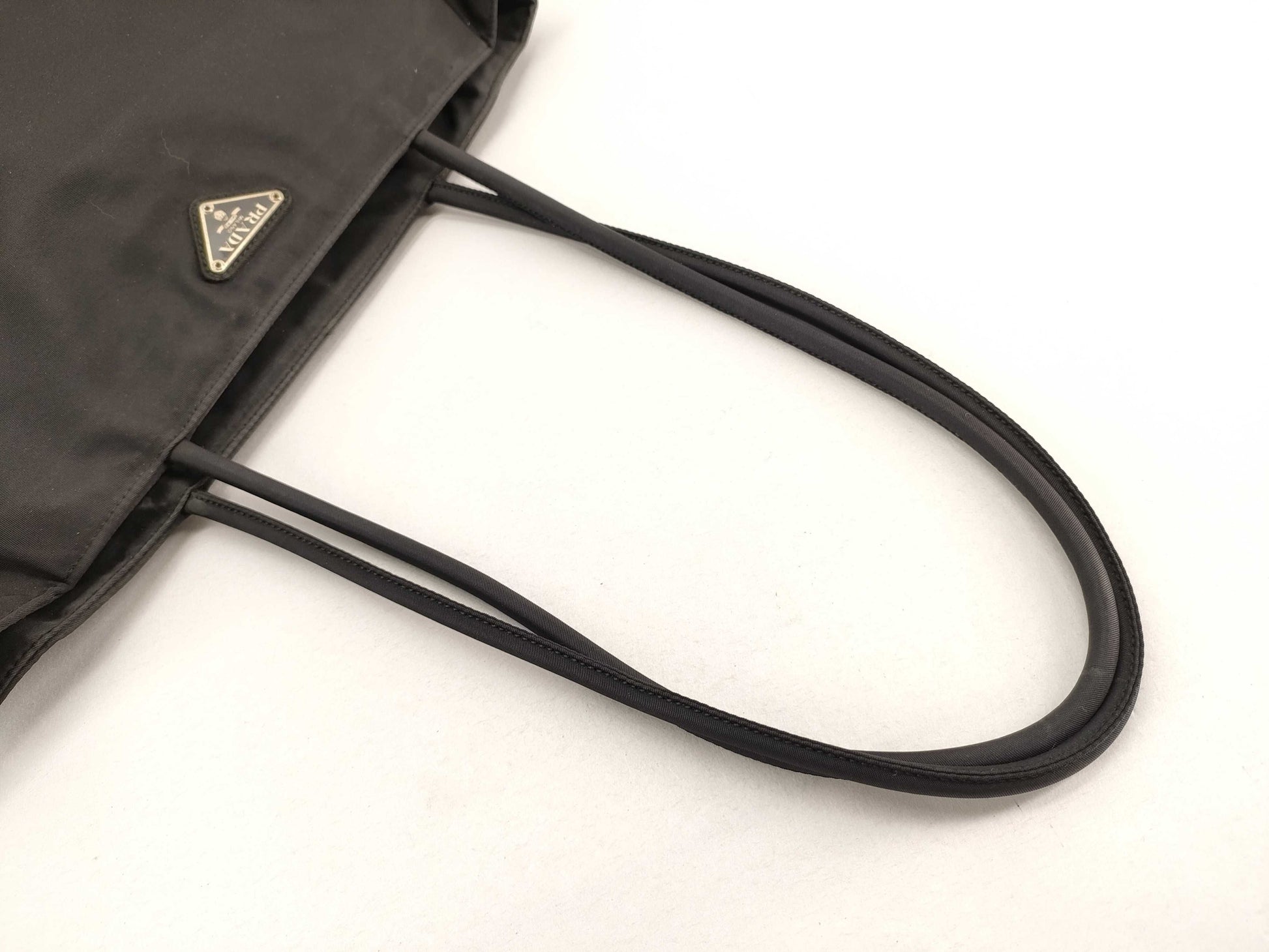 PRADA Nylon Prada Tesuto Tote Bag Black Tote Bag