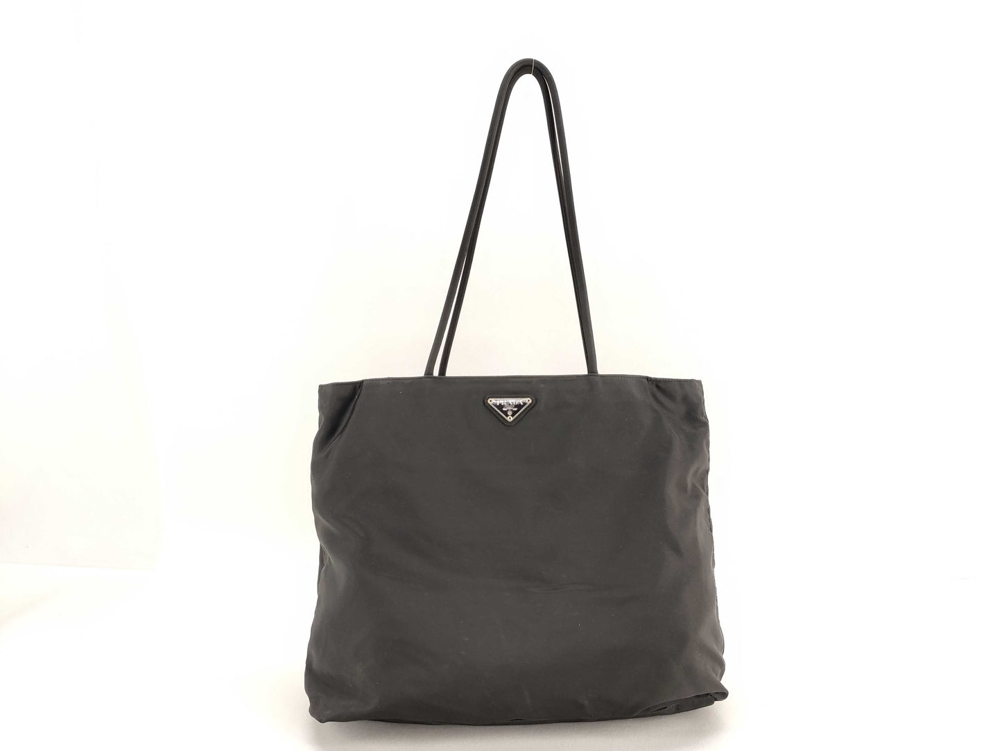 PRADA Nylon Prada Tesuto Tote Bag Black Tote Bag