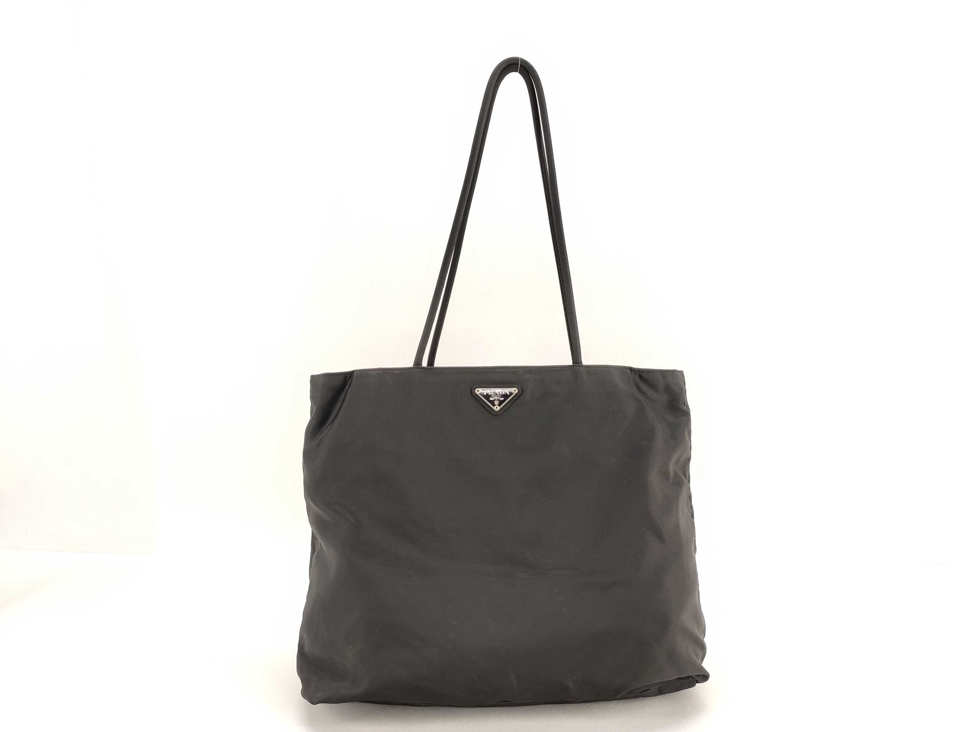 PRADA Nylon Prada Tesuto Tote Bag Black Tote Bag