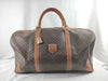 CELINE Macadam PVCx Leather Boston Bag M12 Brown Boston Bag