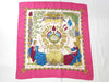 HERMES Carre Hermes Carre 90 French Revolution Silk Scarf Pink Scarf