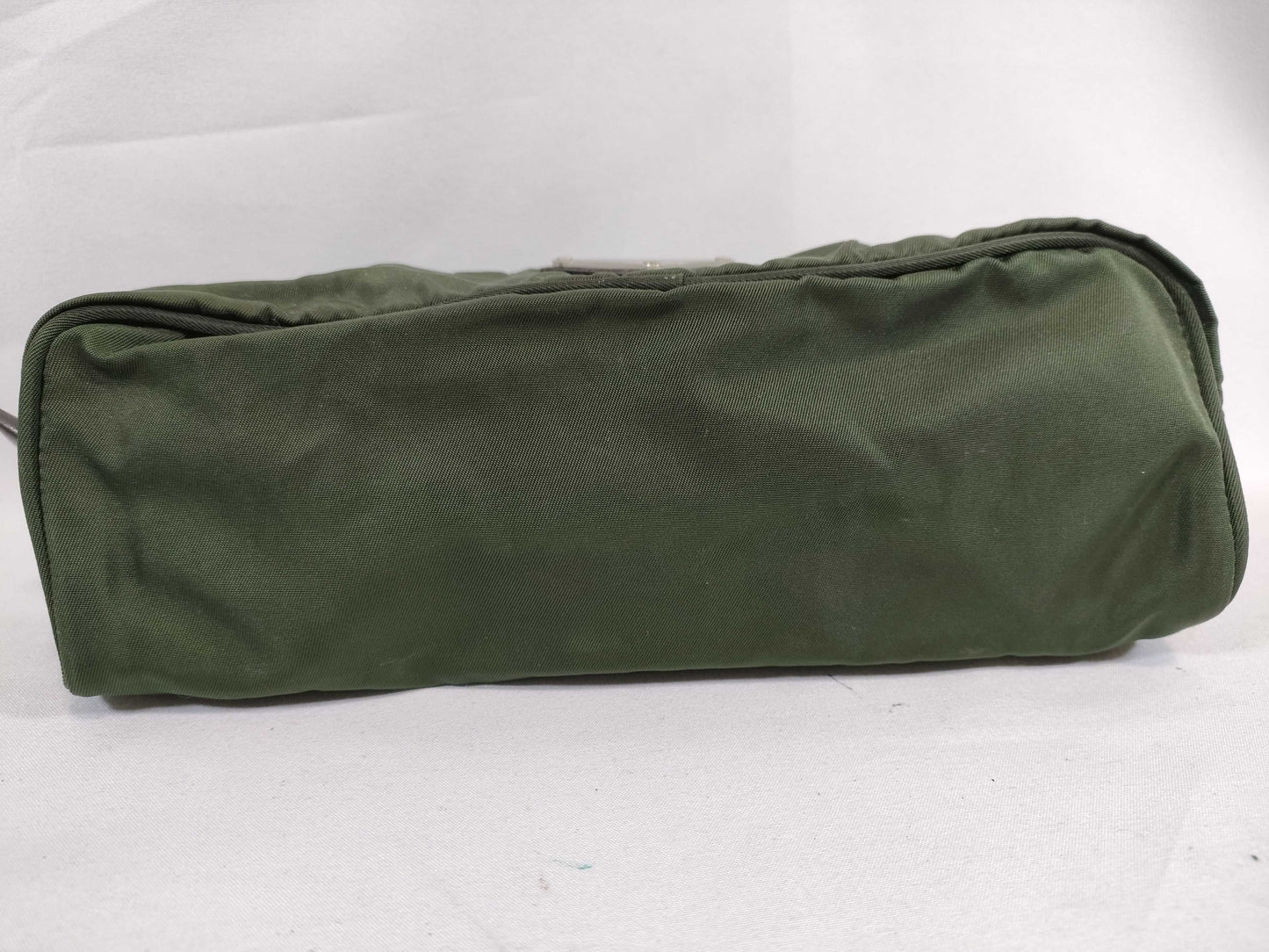 PRADA Nylon Prada Tessuto Pouch Khaki Pouch