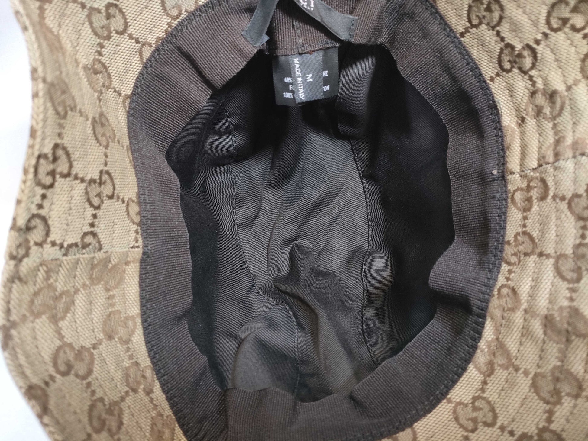 GUCCI GG Canvas Gucci Sherry Line GG Canvas Hat Brown Other Accessories