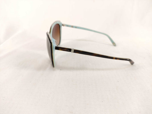 Tiffany & Co. Tiffany Plastic Sunglasses TF4134-B-F Blue x Brown Sunglasses