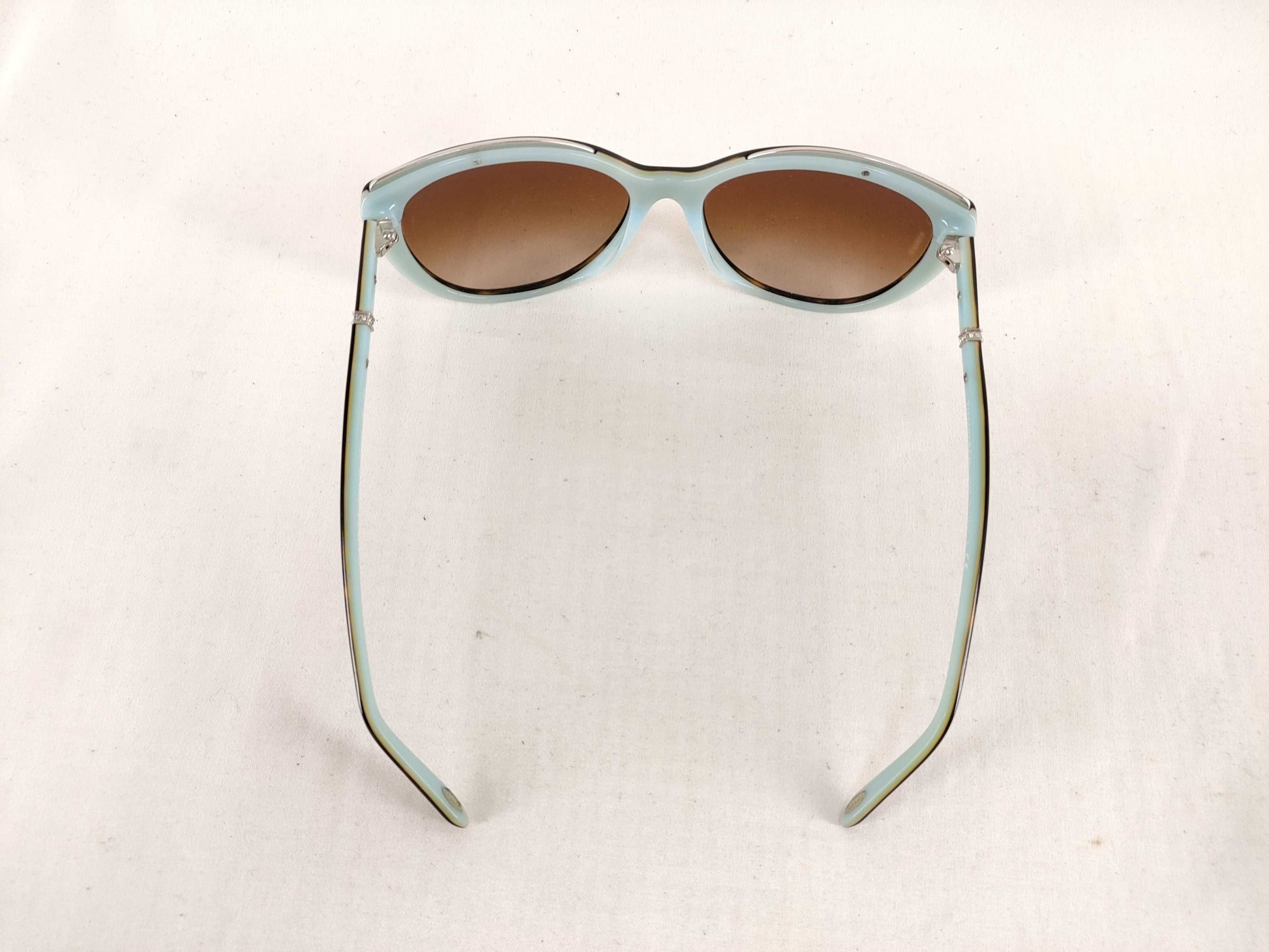 Tiffany & Co. Tiffany Plastic Sunglasses TF4134-B-F Blue x Brown Sunglasses