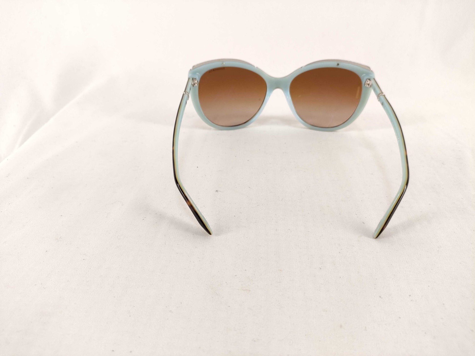 Tiffany & Co. Tiffany Plastic Sunglasses TF4134-B-F Blue x Brown Sunglasses