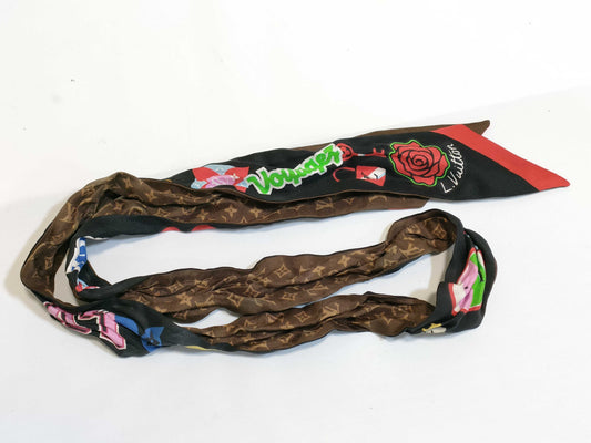 LOUIS VUITTON LV Monogram x Stories Bandeau BB M71095 Scarf