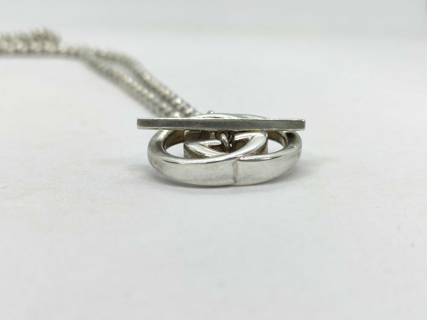 GUCCI Interlocking Ball Chain Necklace in SV925