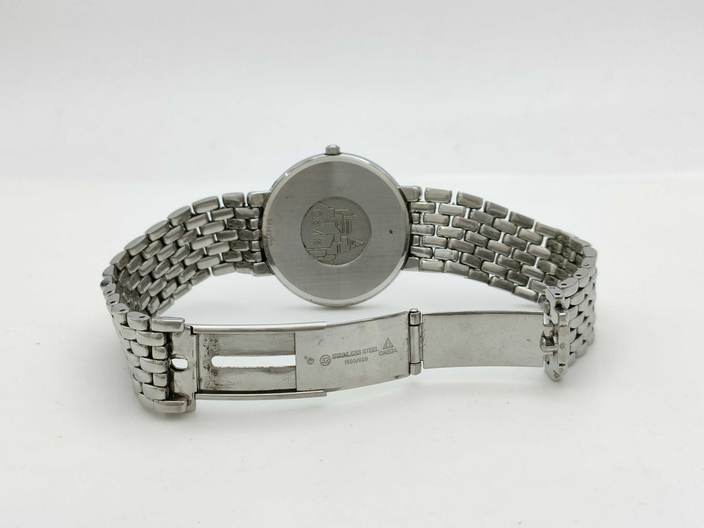 OMEGA Devil 54143335 Quartz Silver Dial Immovable No Guaranteed Operation Boys Watch