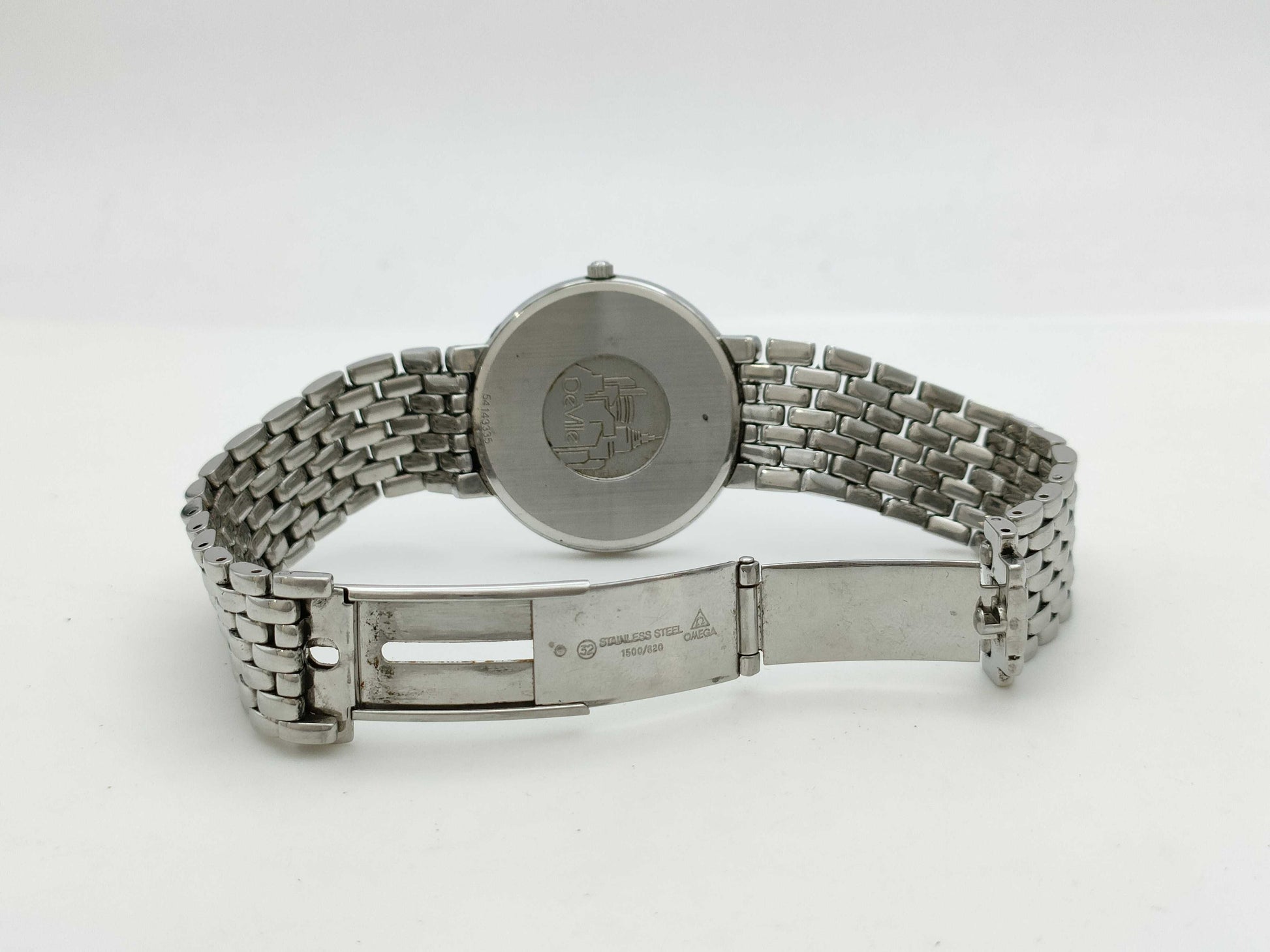 OMEGA Devil 54143335 Quartz Silver Dial Immovable No Guaranteed Operation Boys Watch