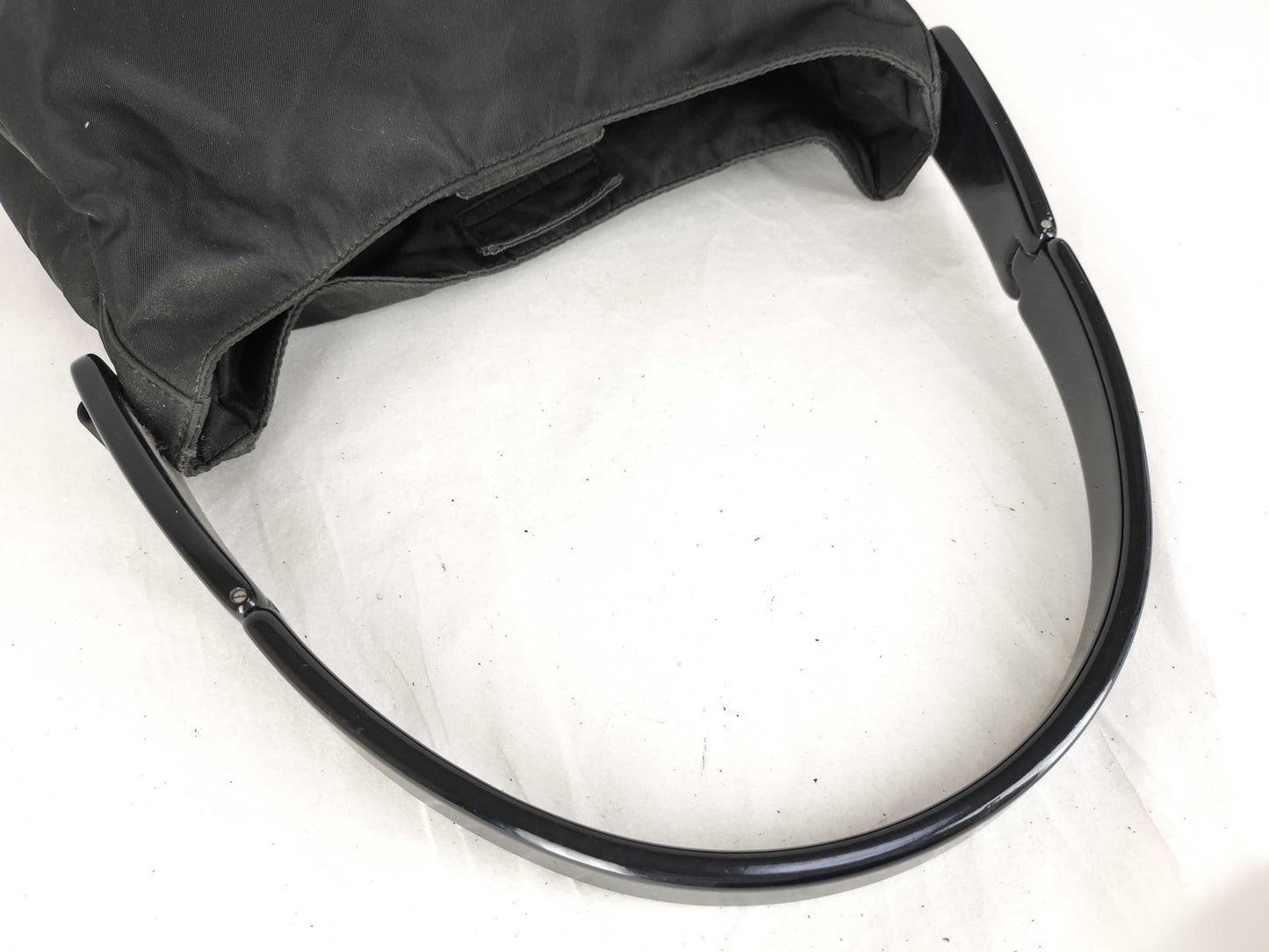 PRADA Nylon Prada Tesuto One Shoulder Bag Black Shoulder Bag