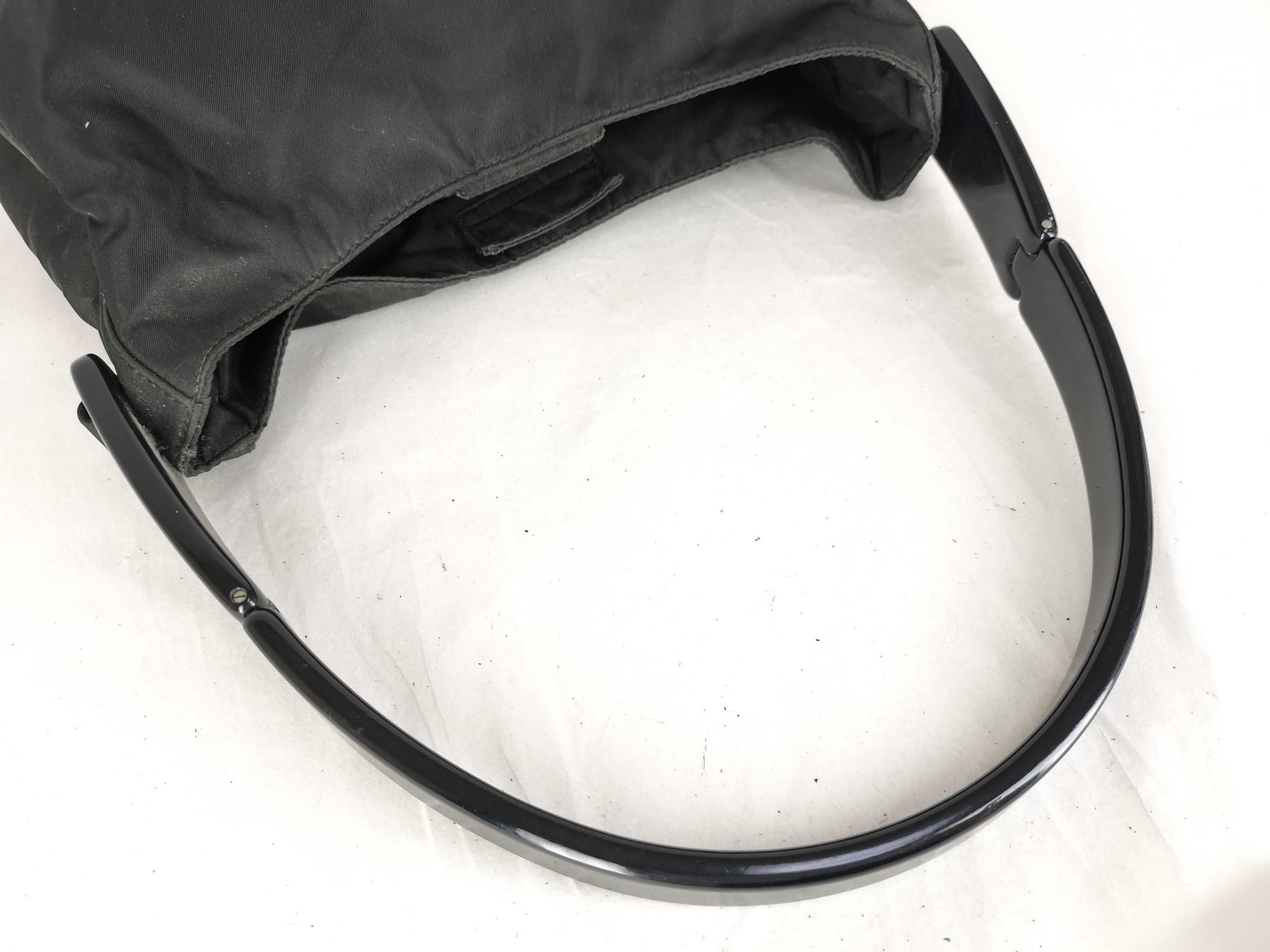PRADA Nylon Prada Tesuto One Shoulder Bag Black Shoulder Bag
