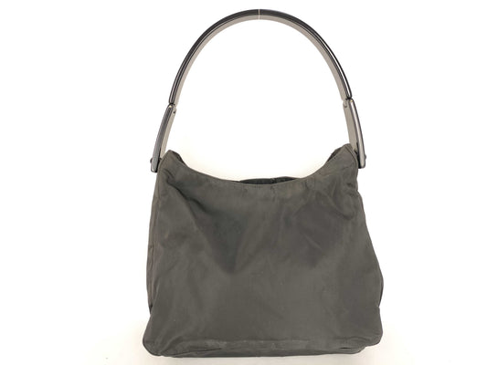 PRADA Nylon Prada Tesuto One Shoulder Bag Black Shoulder Bag