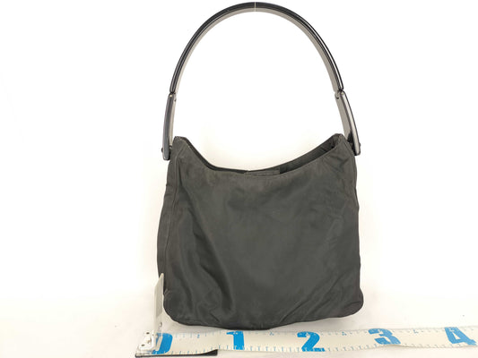 PRADA Nylon Prada Tesuto One Shoulder Bag Black Shoulder Bag