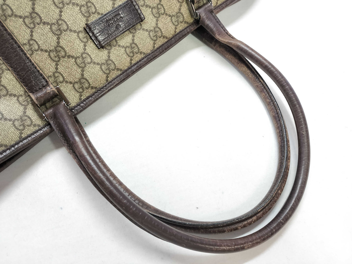 GUCCI GG Supreme Gucci GG Supreme Tote Bag 114595 205141 Brown Tote Bag