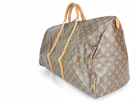 LOUIS VUITTON Monogram LV Monogram Keypol 60 M41422 MI881 Boston Bag