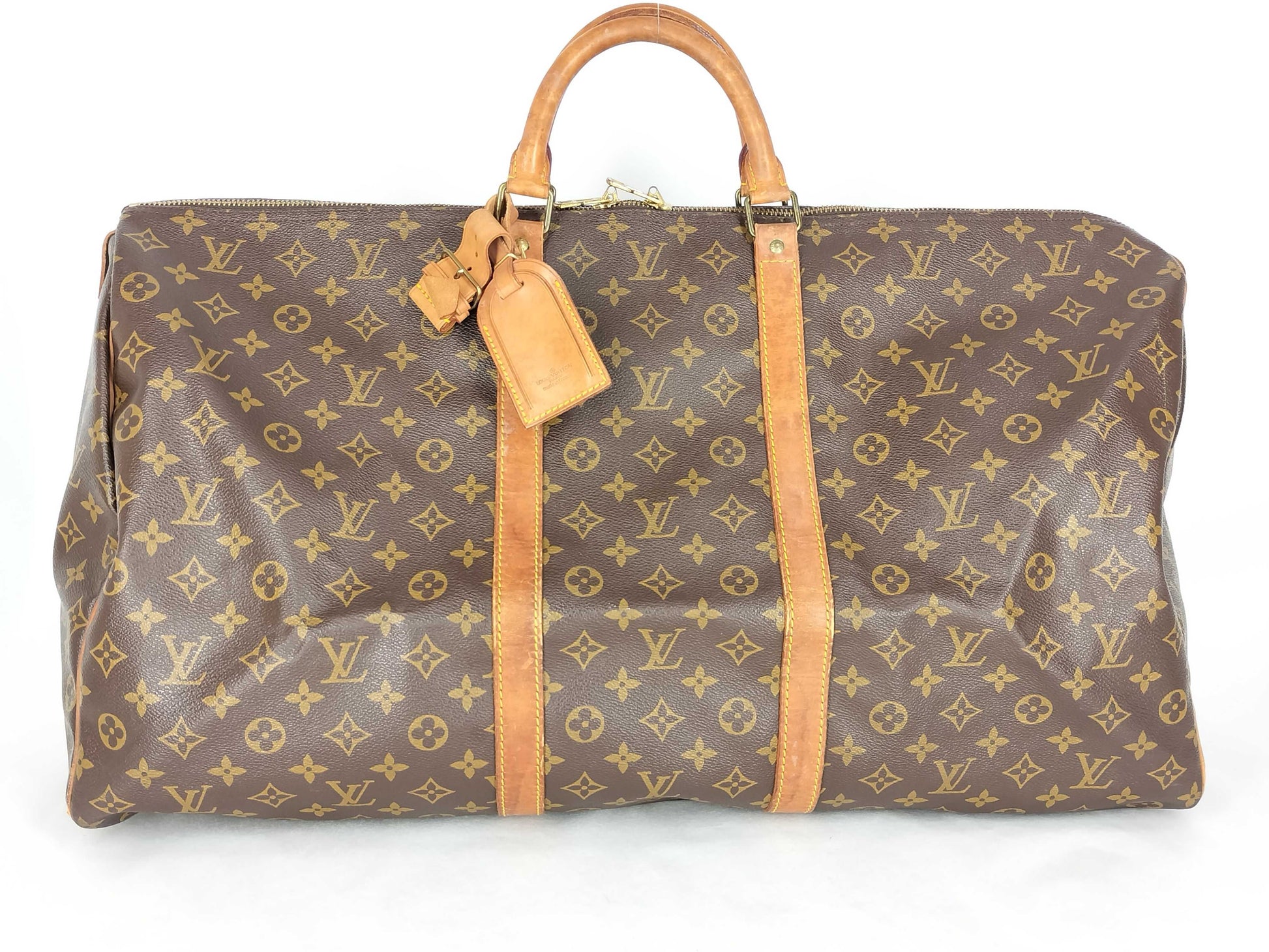 LOUIS VUITTON Monogram LV Monogram Keypol 60 M41422 MI881 Boston Bag