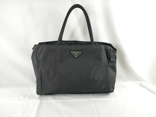 PRADA Nylon Prada Tesuto Bag Black Handbag