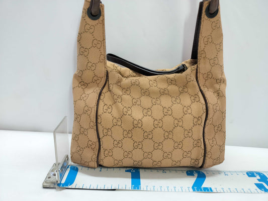 GUCCI GG Canvas One-Shoulder Bag 101333 2123 Brown Shoulder Bag