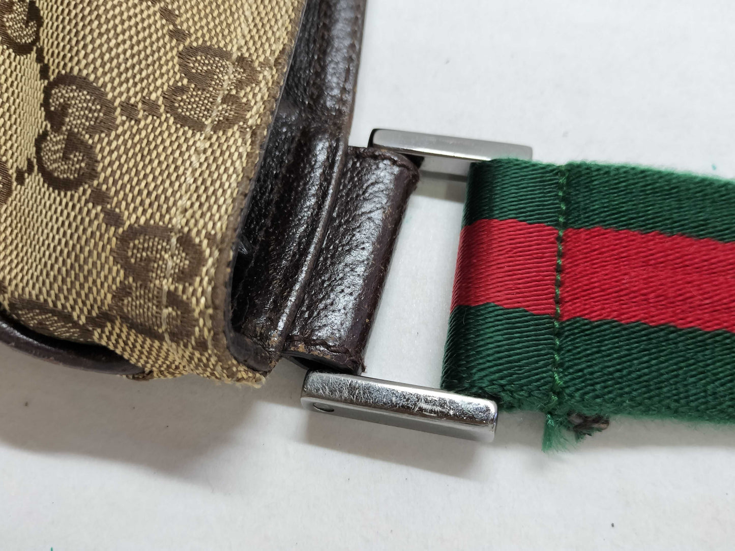 GUCCI GG Canvas Gucci Sherry Line GG Canvas Shoulder Bag 169937 492715 Brown Shoulder Bag