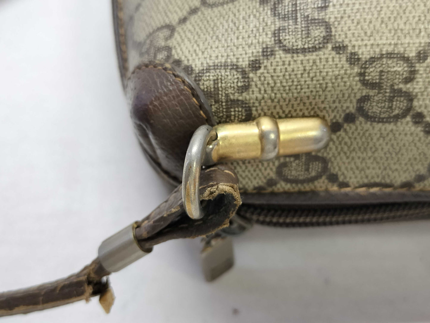 GUCCI GG Supreme Gucci GG Supreme Bag 007/115/4916 Brown Handbag
